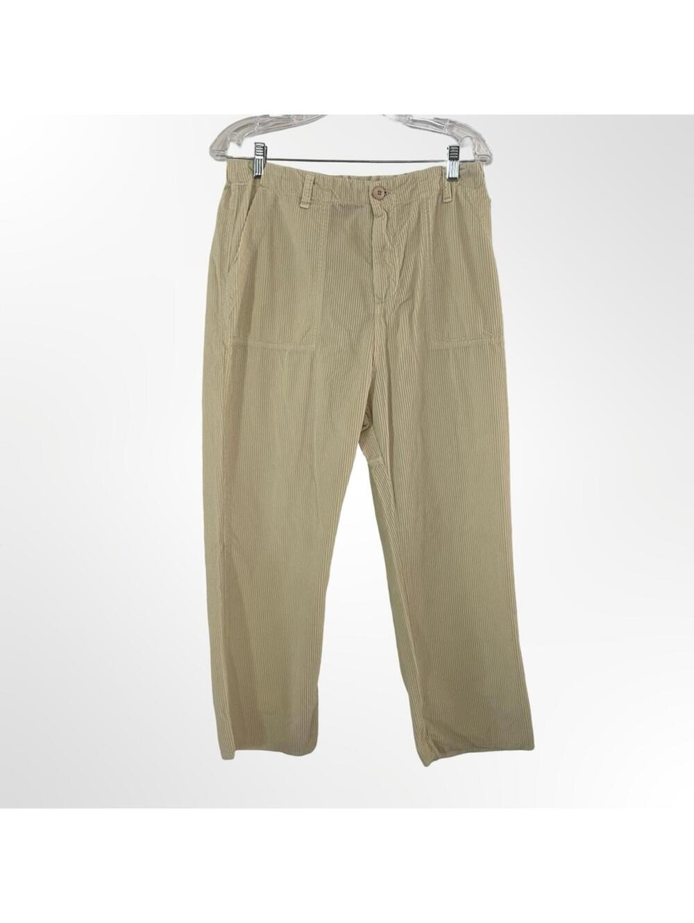100% cotton Casual Tan Pants - Lightweight Relaxed Fit